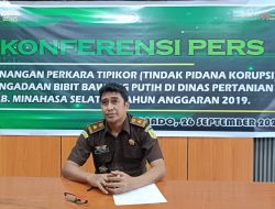 JPU Kejati Sulut Ajukan Banding Kasus Bibit Bawang Putih Pemkab Minahasa Selatan Rp 5,6 Miliar