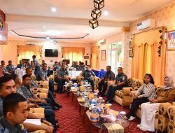 Rakor Olahraga Bersama HUT Ke-79 TNI, Danlanudal Manado Letkol Laut (P) Candra Budiharjo Paparkan RGB