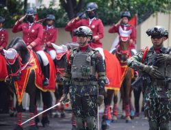 Polri Gelar Gladi Bersih Apel Pengamanan Pelantikan Presiden Terpilih