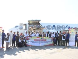 Rombongan delegasi Indonesia Bawa Bantuan Kemanusiaan Tahap Dua Tiba di Port Sudan