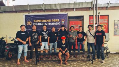 Tim Resmob Polresta Manado Berhasil Meringkus Pelaku Penganiayaan Menewaskan Seorang Mahasiswa di Perum Puri Permai Bengkol