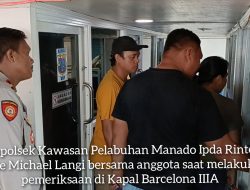 Polsek Kawasan Pelabuhan Manado Gelar Operasi Rutin Jelang Perayaan Natal dan Tahun Baru