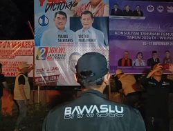 Masa Tenang Kampanye, Bawaslu Sulut Gelar Patroli Penertiban Alat Peraga Kampanye di Manado dan Minahasa Utara