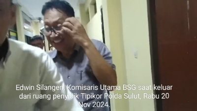 Komisaris Utama Bank SulutGo Edwin Silangen Kembali Diperiksa Tipidkor Polda Sulut Terkait Dugaan Korupsi Dana Hibah