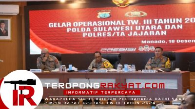 Kapolda Sulut Apresiasi Kinerja Personel Polda Sulut dalam Pemeliharaan Kamtibmas