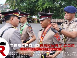Kapolda Sulut, Irjen Pol Roycke Harry Langie Lantik 218 Siswa Bintara Polri Gelombang II Tahun 2024
