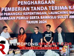 IJTI Sulut Terima Penghargaan dari Bawaslu atas Dukungan Pengawasan Pemilu 2024