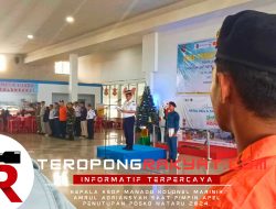 KSOP Kelas III Manado Resmi Tutup Posko Nataru 2024, Sukses Mengatur Kelancaran Arus Mudik Penumpang