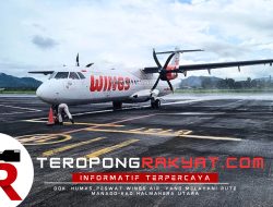 Wings Air Resmi Mendarat di Bandara Internasional Sam Ratulangi, Rute Manado – Kao Halmahera Utara Mulai Dibuka