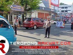Sat Lantas Polresta Manado Mulai Terapkan Uji Coba Kanalisasi Jalur Biru di Jalan Sam Ratulangi, Aktivitas Lalu Lintas Berjalan Lancar