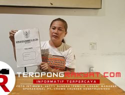 Hetty Sundah, Bantah Tuduhan Penggelapan Aset PT. Crown Crusher Konstruksindo : Semua Barang Ada, Tidak Hilang dan Bergeser Sedikitpun!