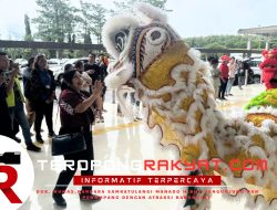Meriahkan Imlek 2576, Bandara Sam Ratulangi Manado Hadirkan Atraksi Barongsai dan Liong Hibur Pengunjung 