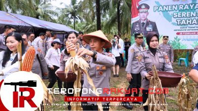 Wakapolda Sulut Brigjen Pol Bahagia Dachi Pimpin Panen Raya Jagung di Manado