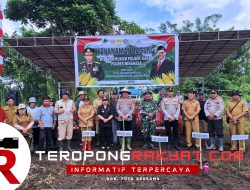 Dukung Ketahanan Pangan Nasional, Polsek Kakas Gelar Penanaman Jagung di Desa Pahaleten