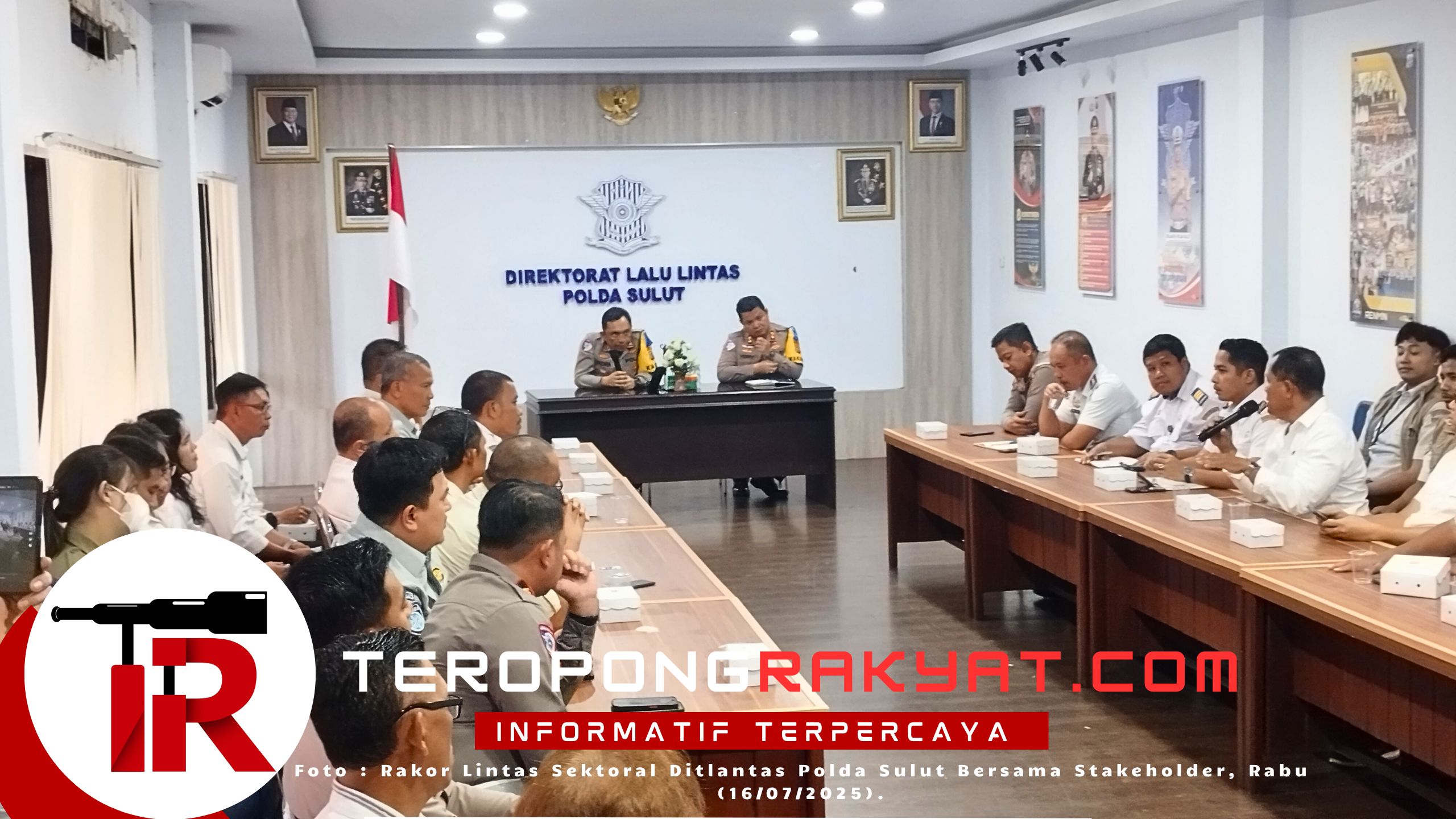 Ditlantas Polda Sulut Bersama Stakeholder Terkait Gelar Rakor, Bahas Keberadaan Bajaj di Kota Manado