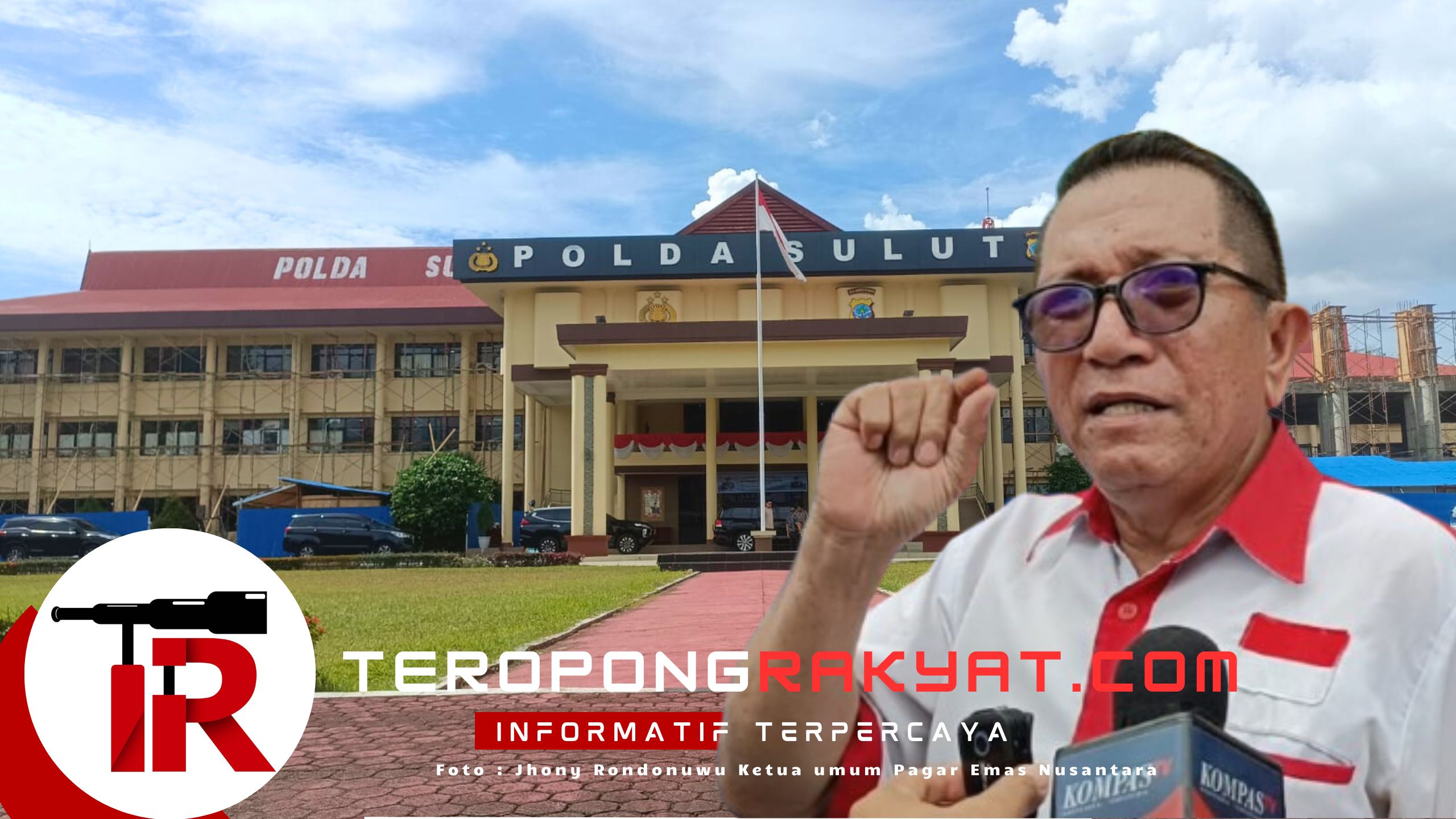 Ketua Umum Pagar Emas Nusantara, Johny Rondonuwu Laporkan Dua Oknum Mafia Tanah ke Polda Sulut, Dugaan Gunakan Dokumen Palsu Eksekusi Lahan di Ring Road Manado