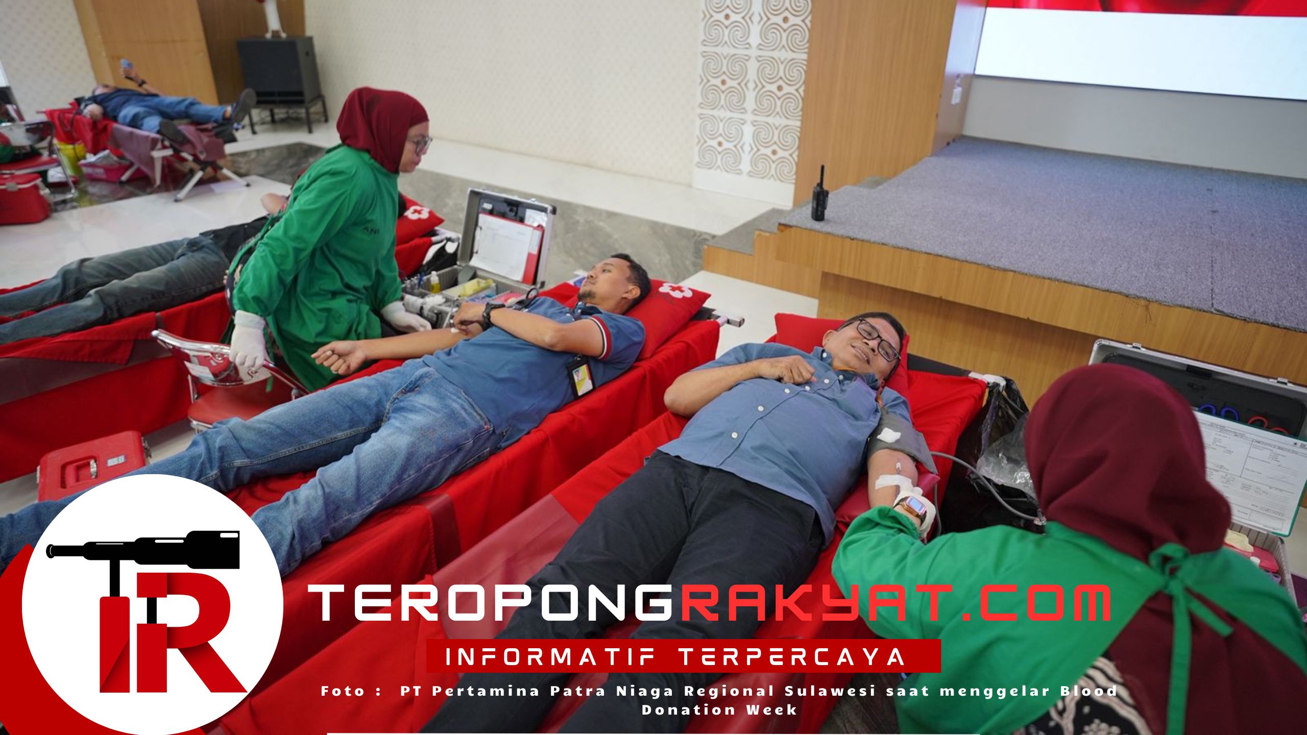 Pertamina Patra Niaga Regional Sulawesi Gelar Blood Donation Week di Momen HUT ke-80 RI