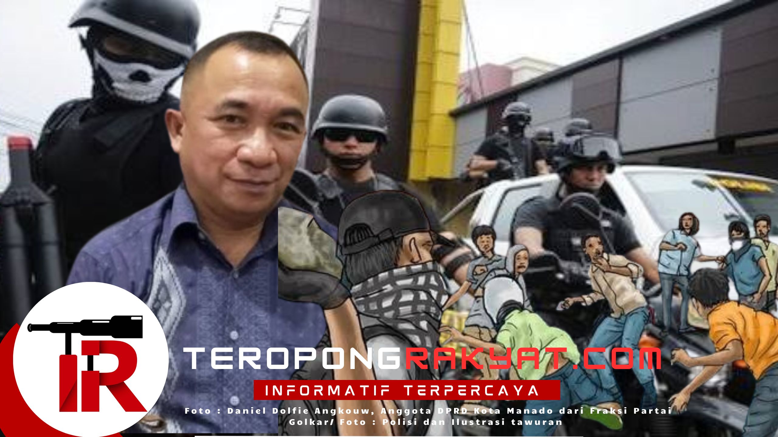 Anggota DPRD Daniel Dolfie Angkouw, Soroti kondisi Kamtibmas, Polda Sulut Bentuk Tim Pantera Presisi Atasi Maraknya Aksi Tawuran dan Kriminal di Manado