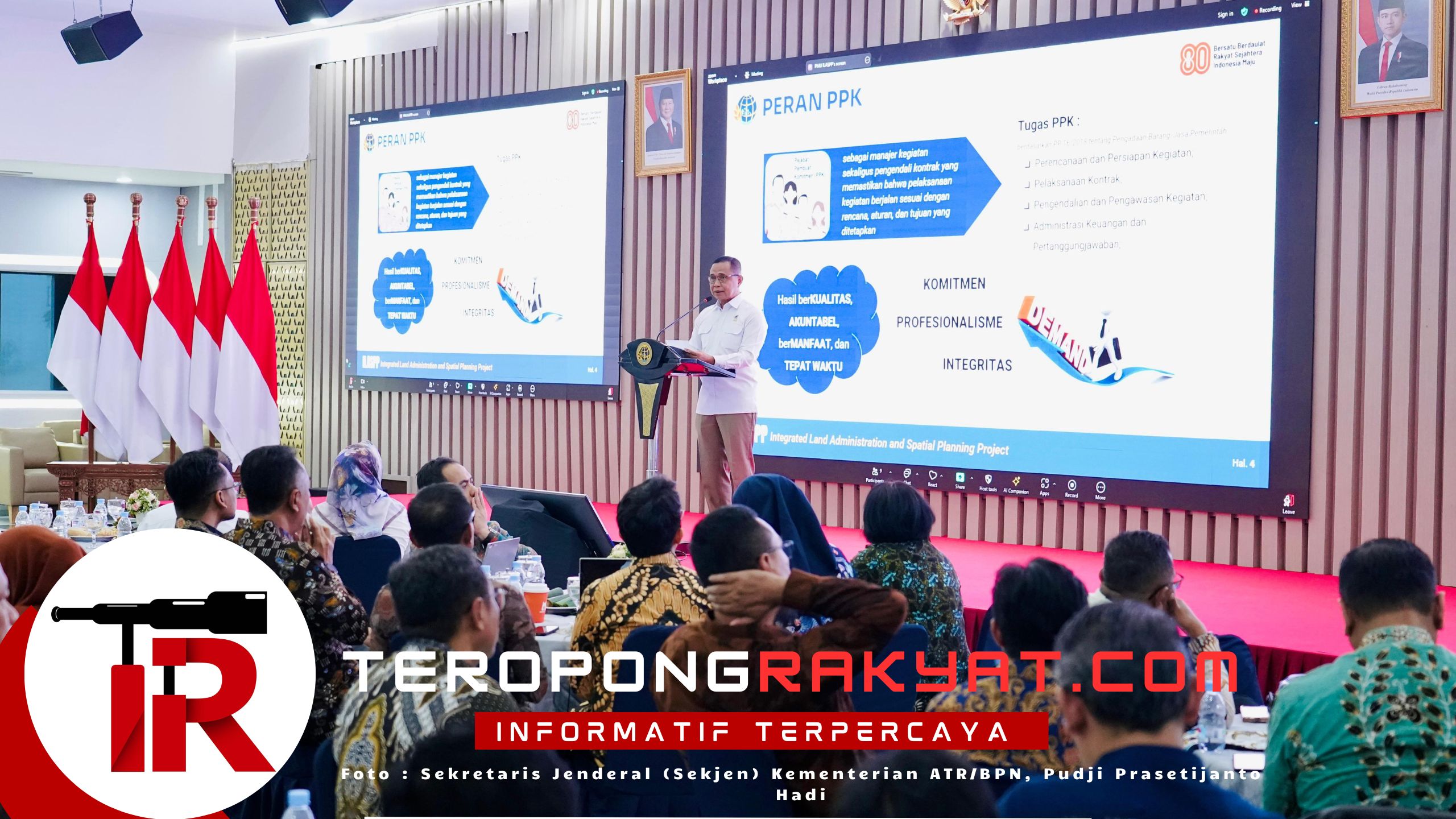 Tiga Pedoman dari Sekjen Kementerian ATR/BPN untuk Wujudkan Tata Kelola Anggaran yang Transparan dan Akuntabel