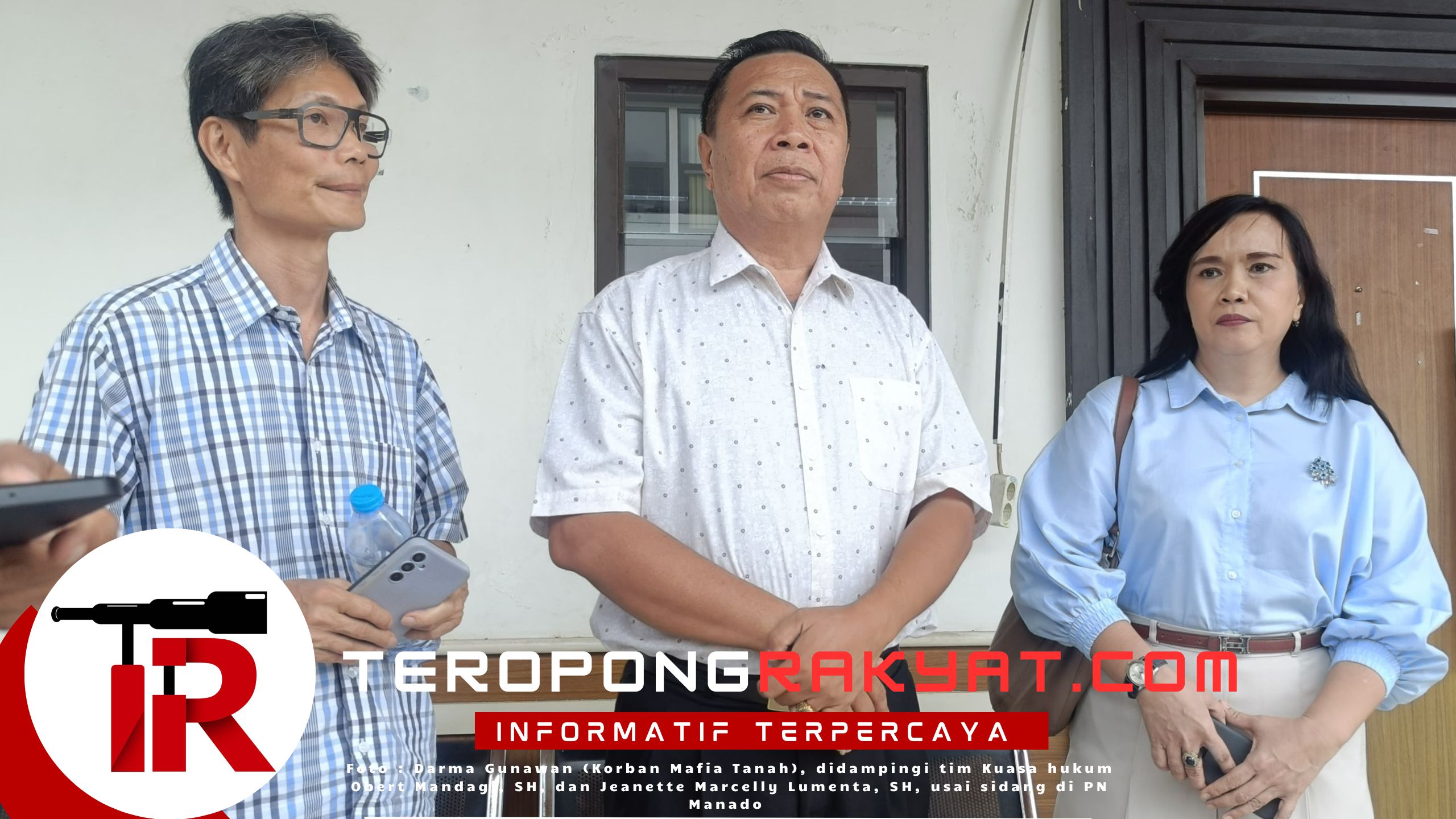 Kasus Penyerobotan Tanah di Jalan Ringroad Manado Naik Persidangan, Diduga Libatkan Mafia Tanah dan Mafia Peradilan