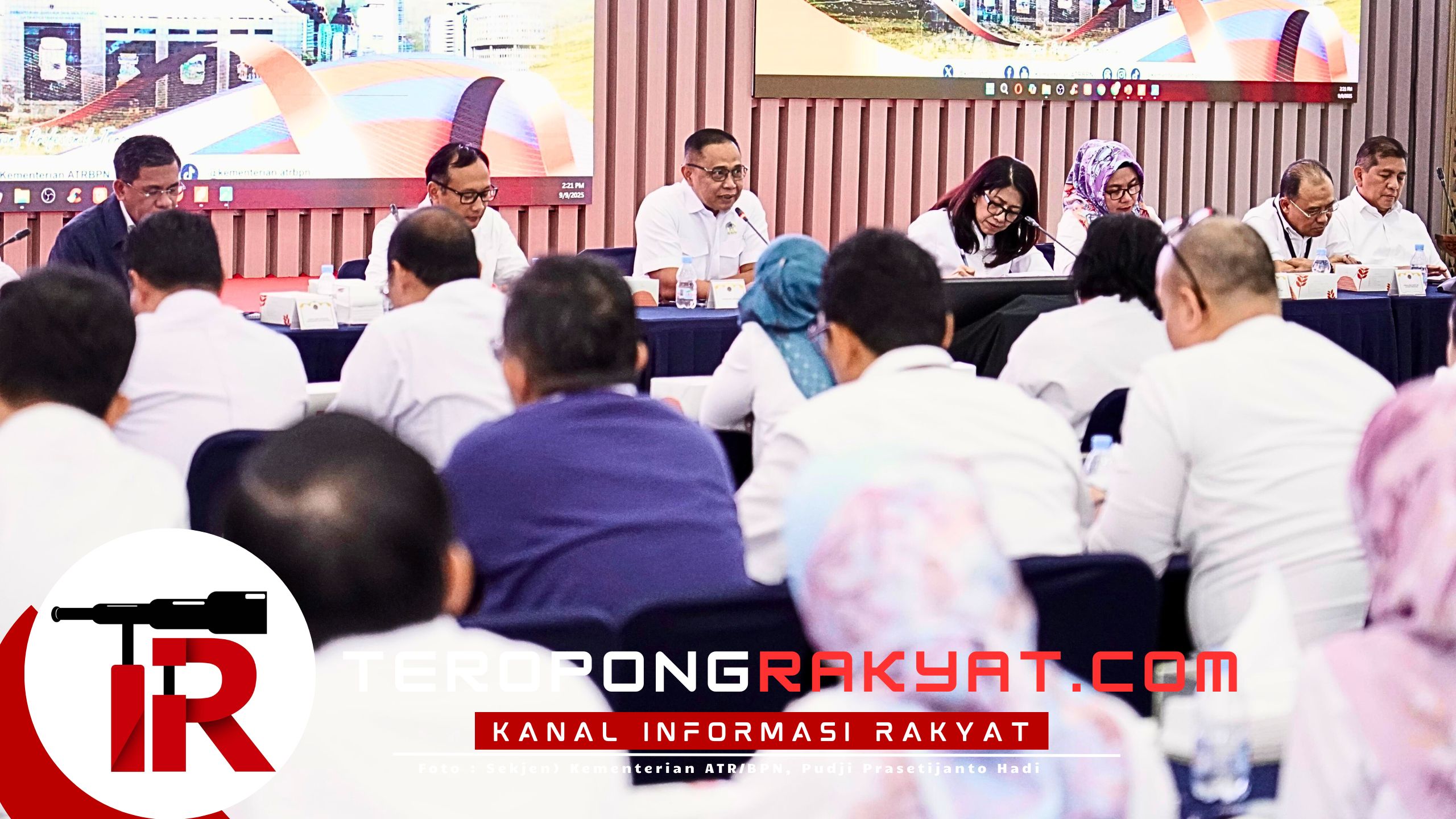 Jadi Pendukung Kerja Direktorat Teknis, Sekjen Kementerian ATR/BPN Imbau Jajaran Bekerja Maksimal di Tengah Efisiensi