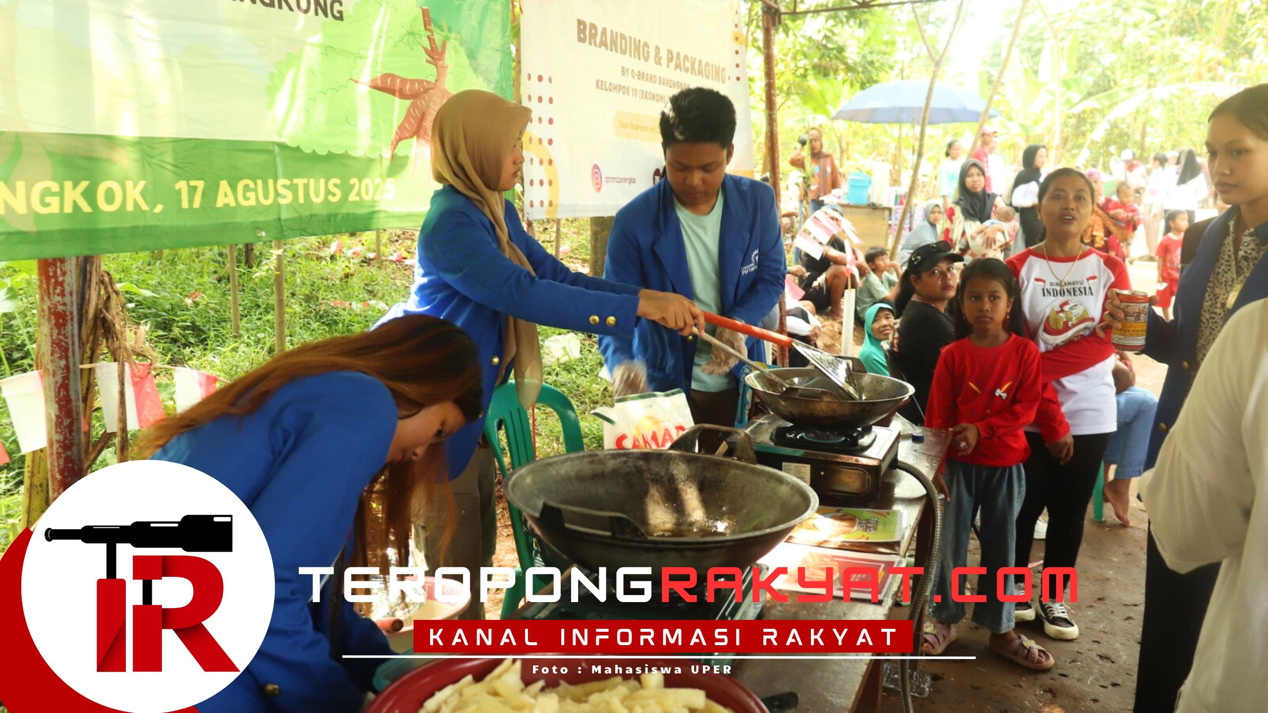 Mahasiswa UPER Diversifikasi Olahan Singkong, Dongkrak Ekonomi Desa Barengkok