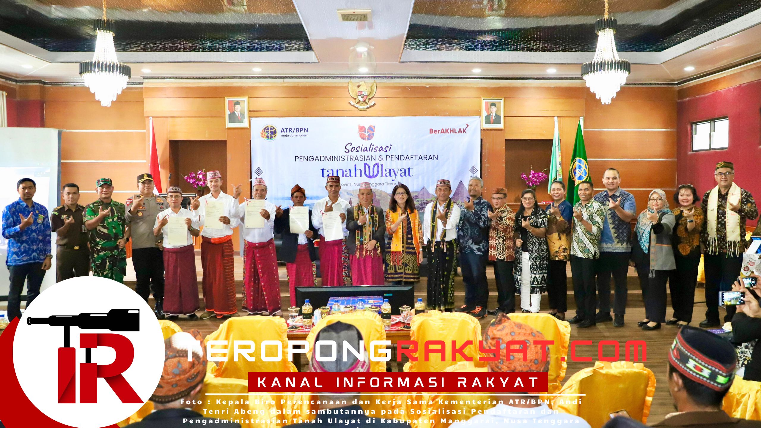 Pendaftaran Tanah Ulayat Wujudkan Arahan Presiden Prabowo dalam Pengelolaan Tanah dan Ruang yang Berkeadilan dan Berkelanjutan