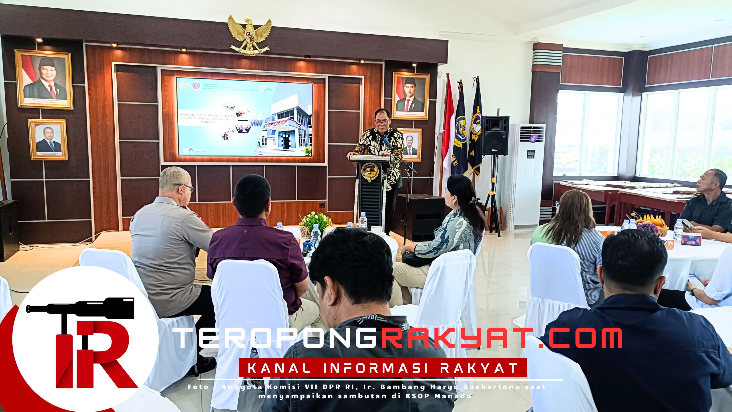 Komisi VII DPR RI Tinjau Kesiapan KSOP Manado Jelang Nataru, Pastikan Armada Kapal Memadai