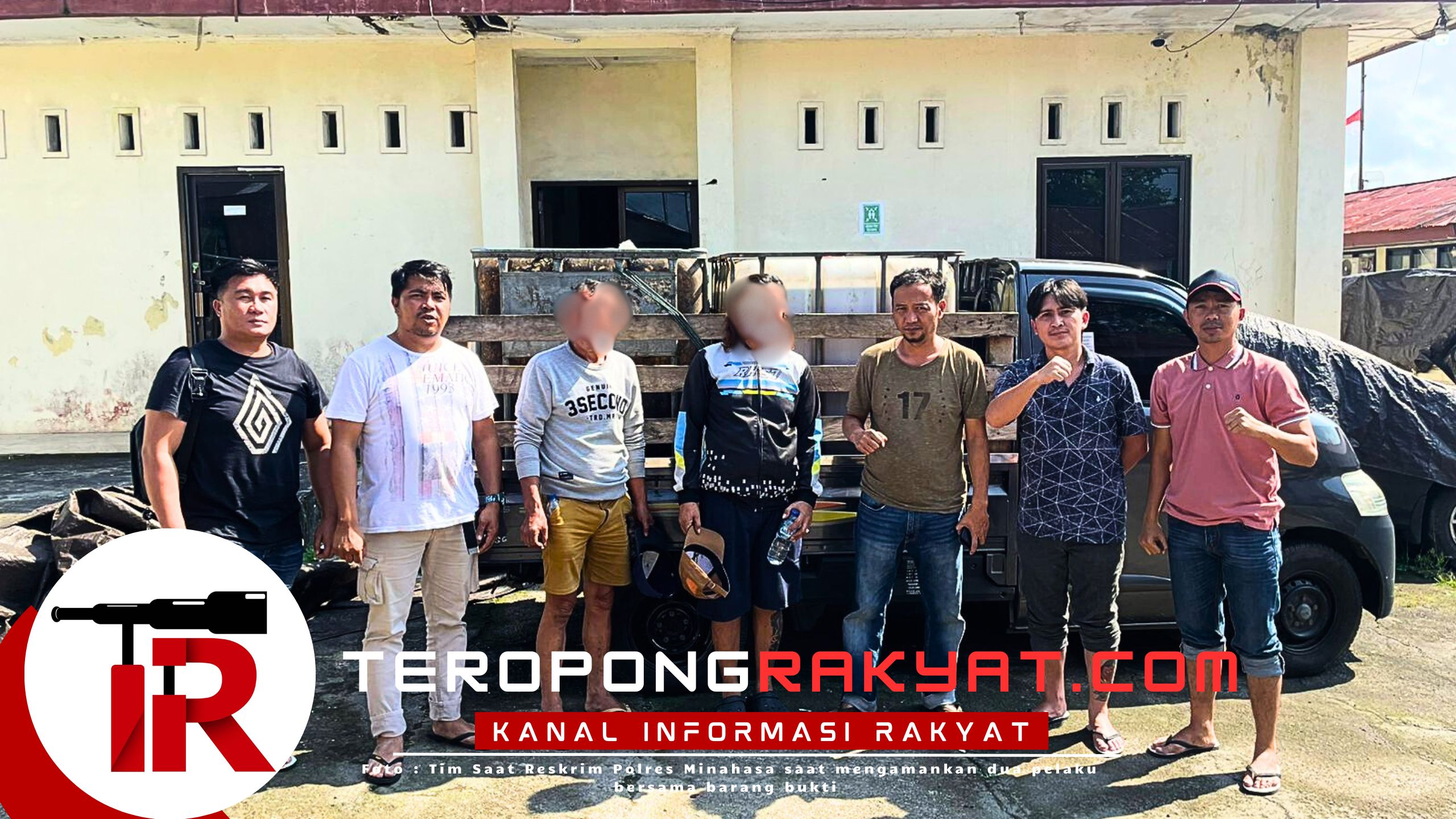 Polres Minahasa Bongkar Dugaan Penyelewengan BBM Subsidi, Dua Pria Berhasil Diringkus