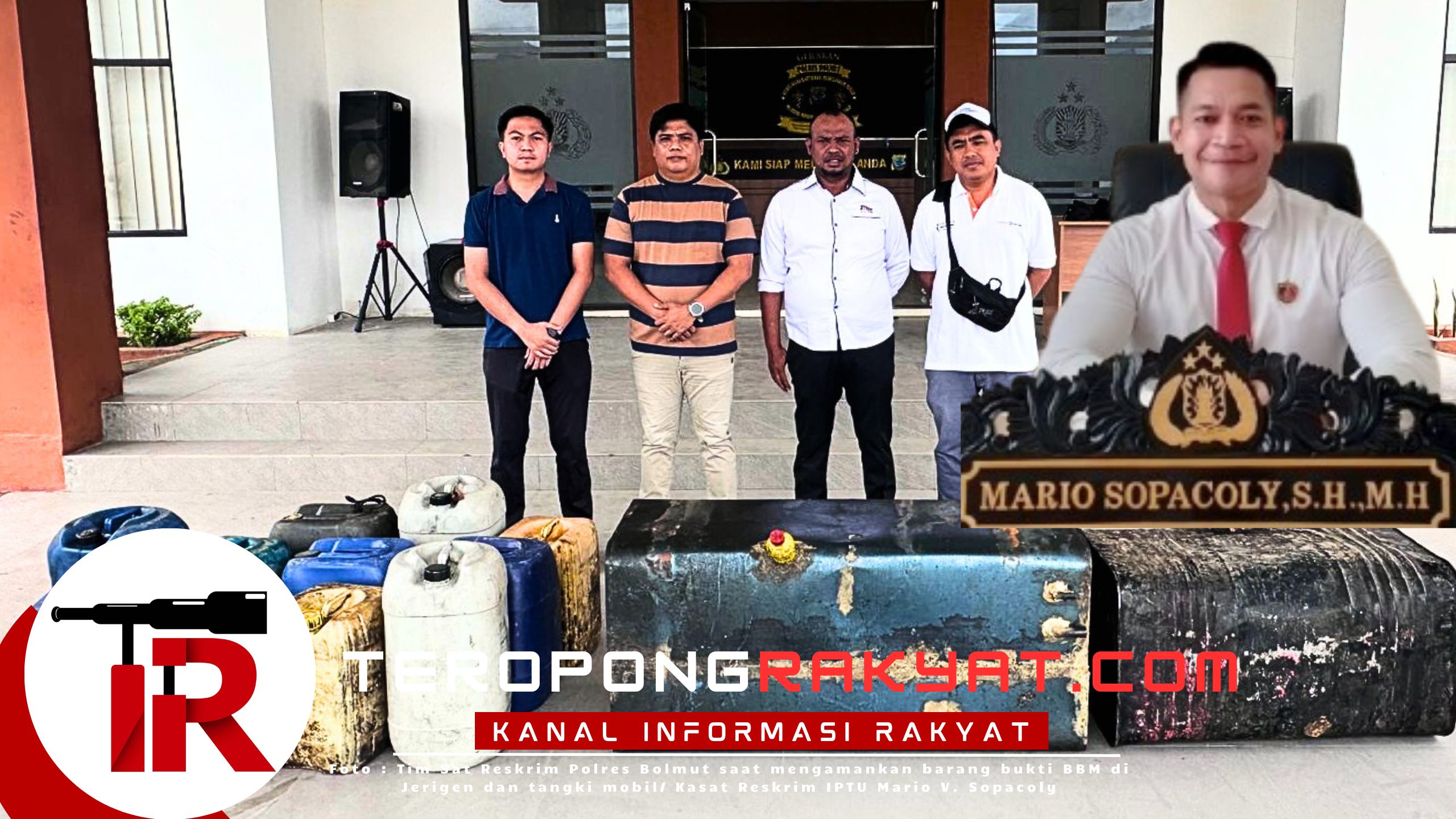 Polres Bolmut Berhasil Ungkap Kasus Penyalahgunaan BBM Bersubsidi di Desa Boroko