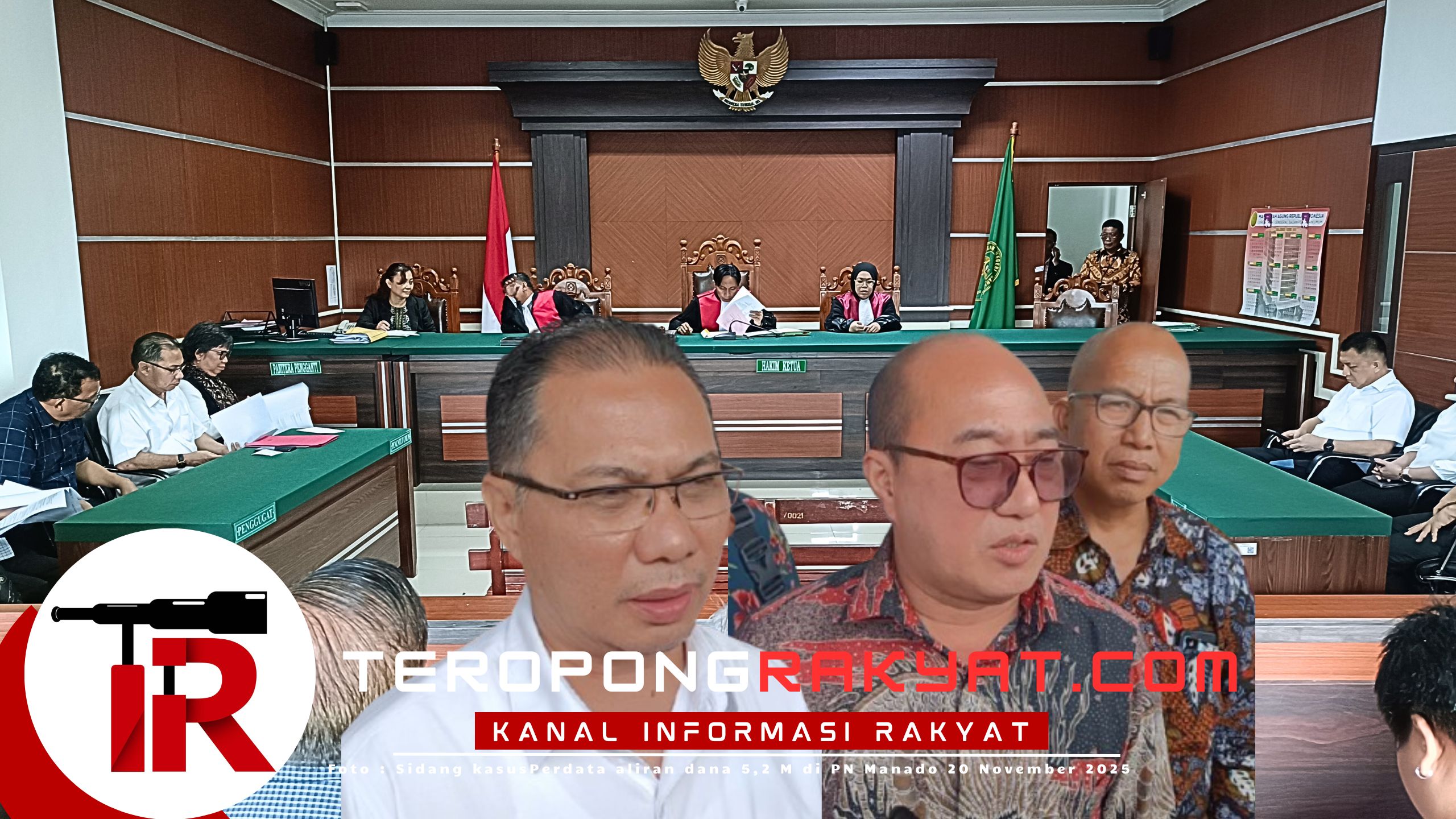 Sidang Dana Misterius GMIM Rp5,2 Miliar Mulai Bergulir di PN Manado, Penggugat Hadir Full Tim, Tergugat Kompak Mangkir!