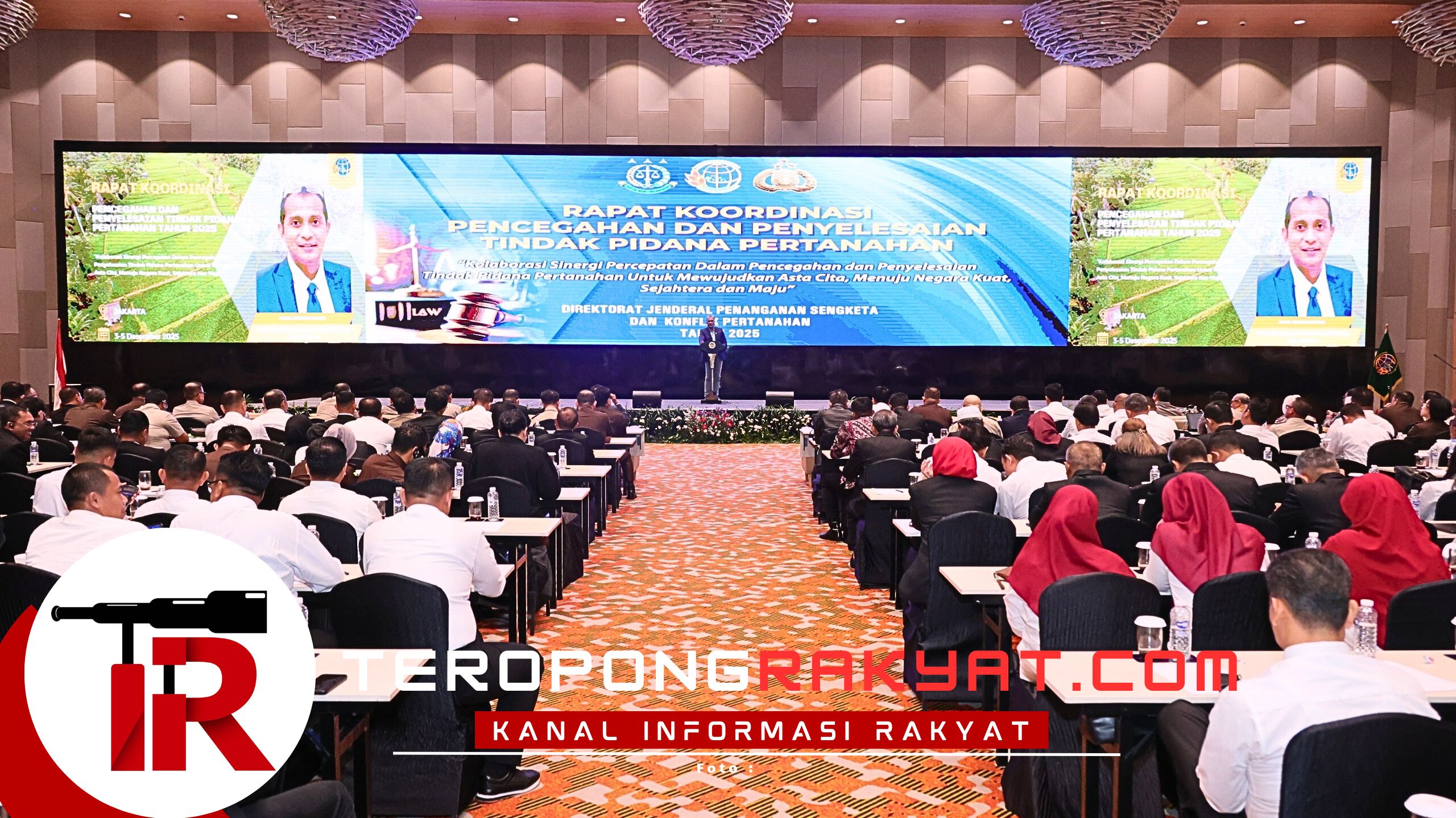 Kementerian ATR/BPN Gelar Rakor Pencegahan dan Penyelesaian Tindak Pidana Pertanahan, Wamen Hukum: Sinergitas dan Kolaborasi Suatu Keniscayaan