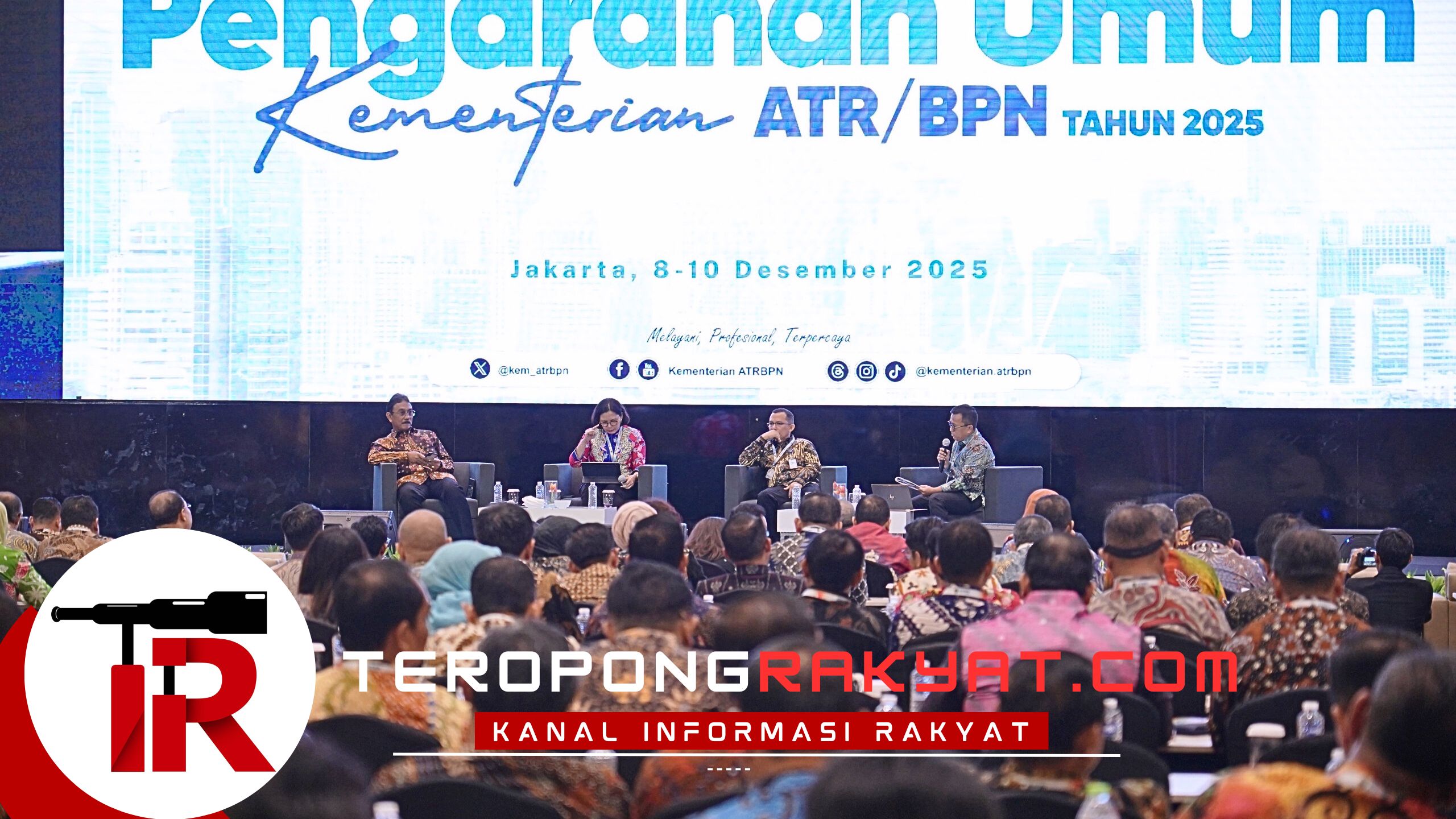 Beri Pengarahan Umum di Rakernas 2025, Sekjen ATR/BPN: Pahami Renstra dan Manfaatkan Momentum Penghujung Tahun