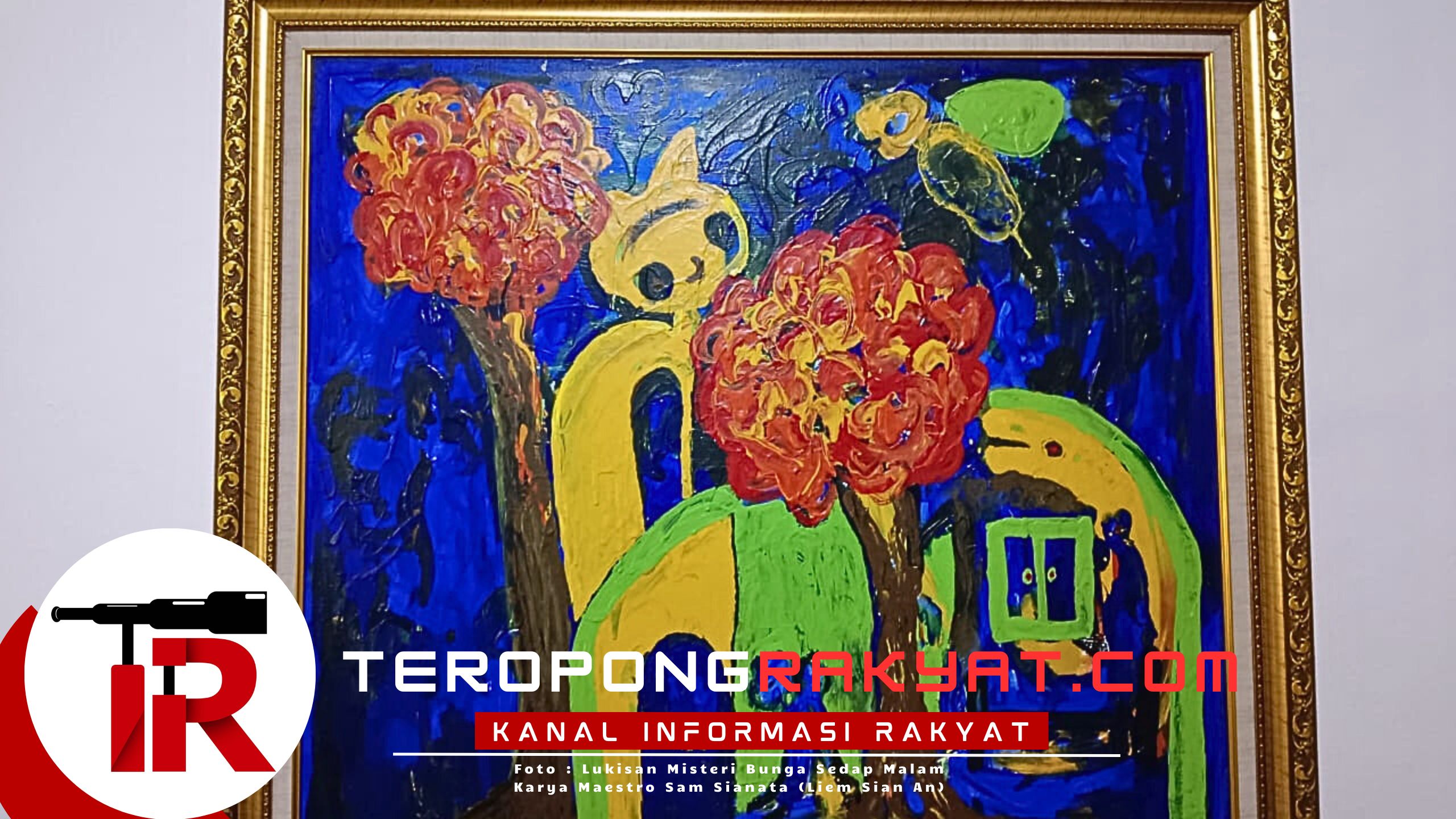 Lukisan Misteri Sang Maestro Sam Sianata, Ketika Intuisi, Simbol, dan Dunia Gaib Bertemu dalam Satu Ruang Senyap