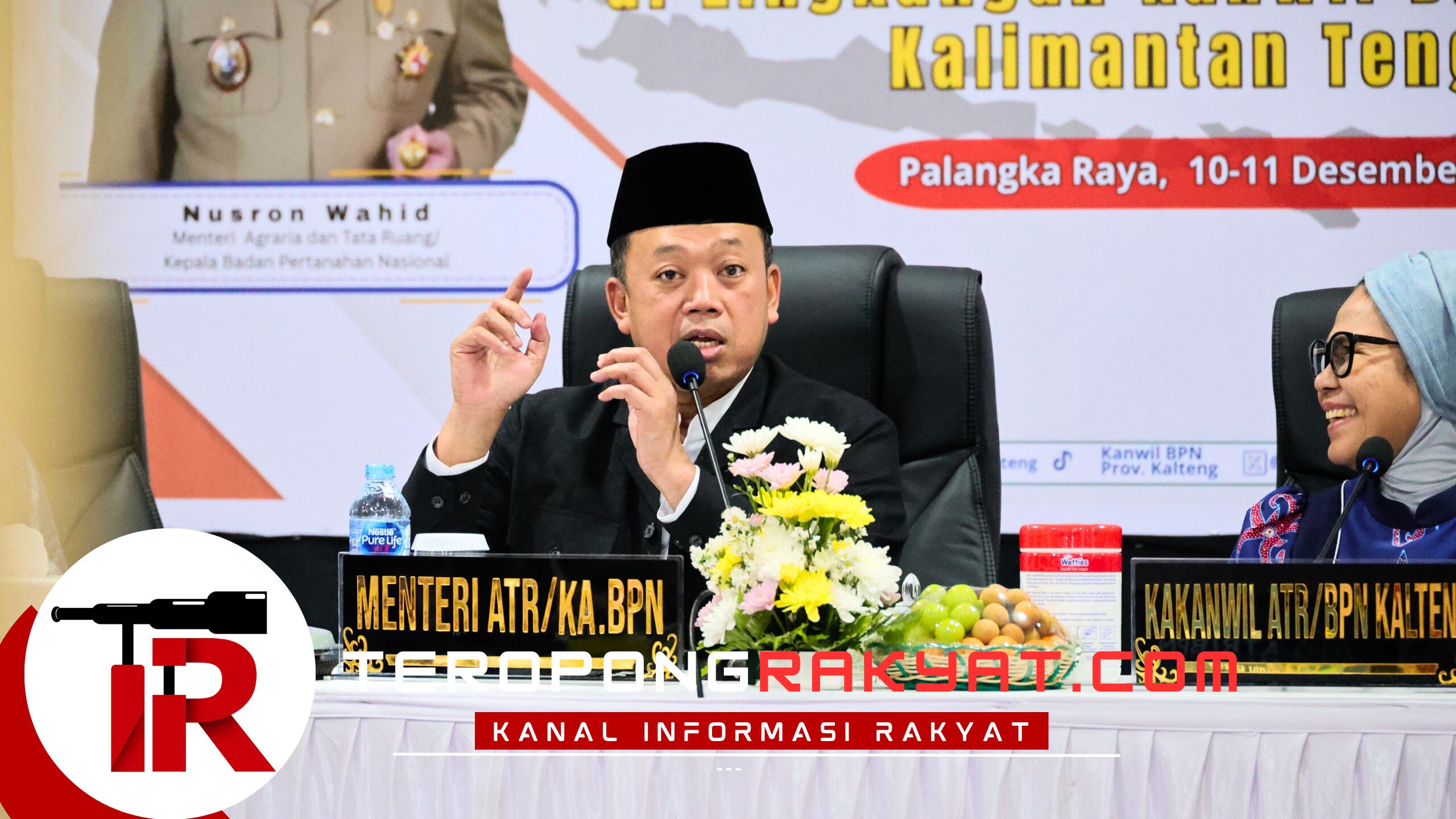 Percepat Sertipikasi Tanah Wakaf di Kalteng, Menteri Nusron: Jangan Sampai Rumah Tuhan Tidak Terurus