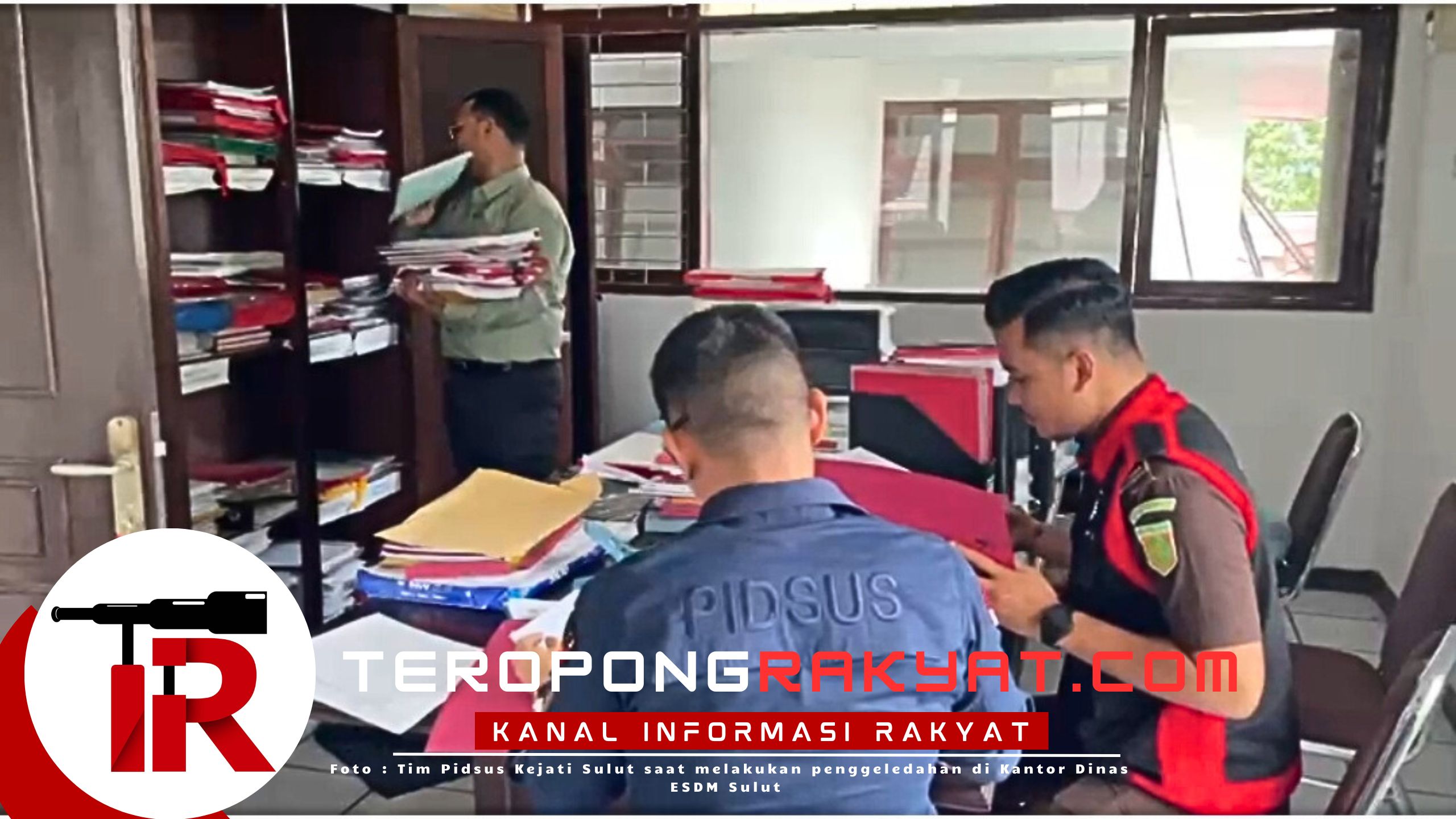 Kejati Sulut Geledah Tambang Emas PT HWR dan Kantor ESDM Sulut, Sita Alat Berat dan Dokumen Penting