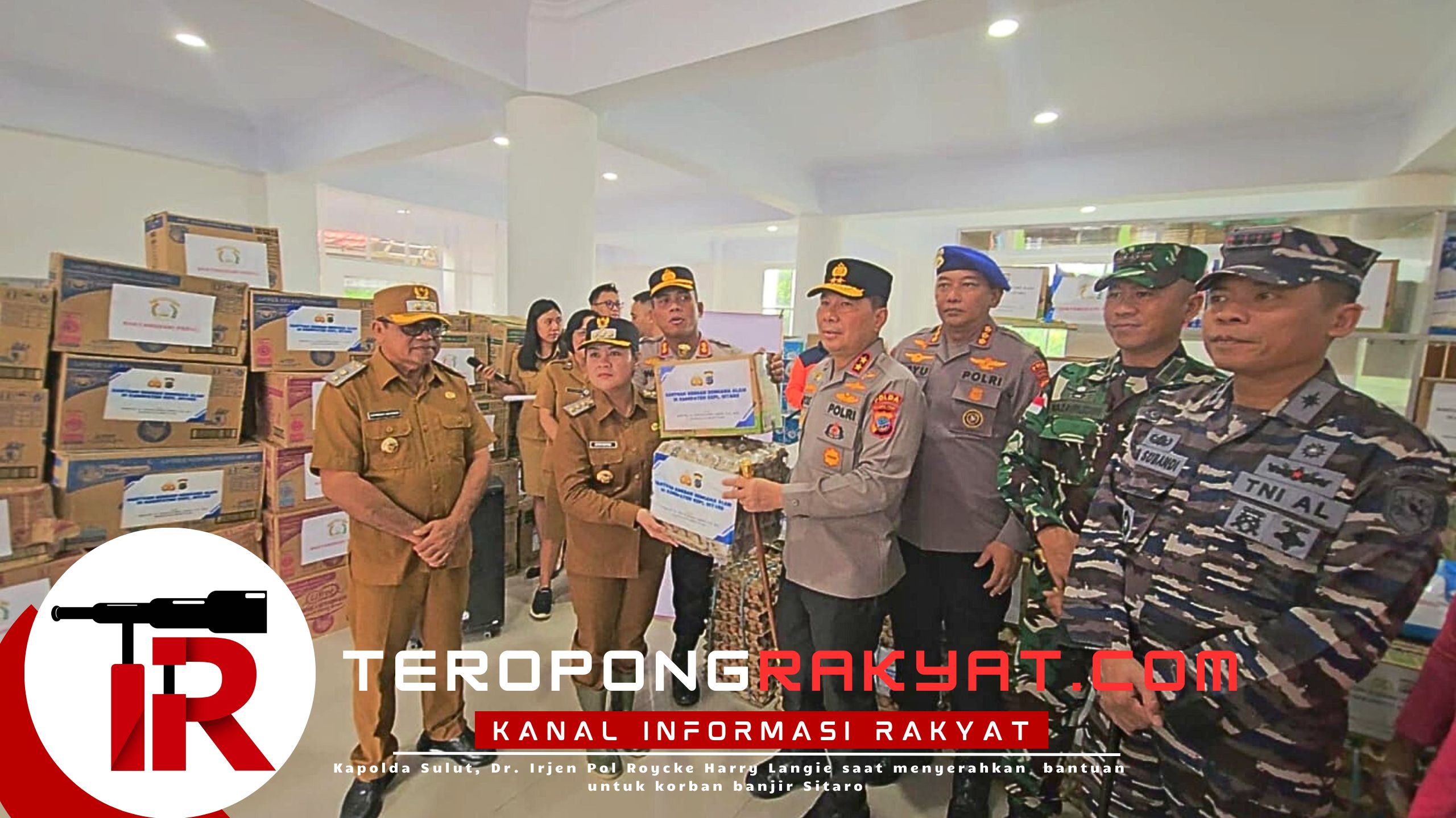 Kapolda Sulut Pastikan Pemulihan Pascabencana Siau Berjalan, Bantuan Kemanusiaan Terus Disalurkan