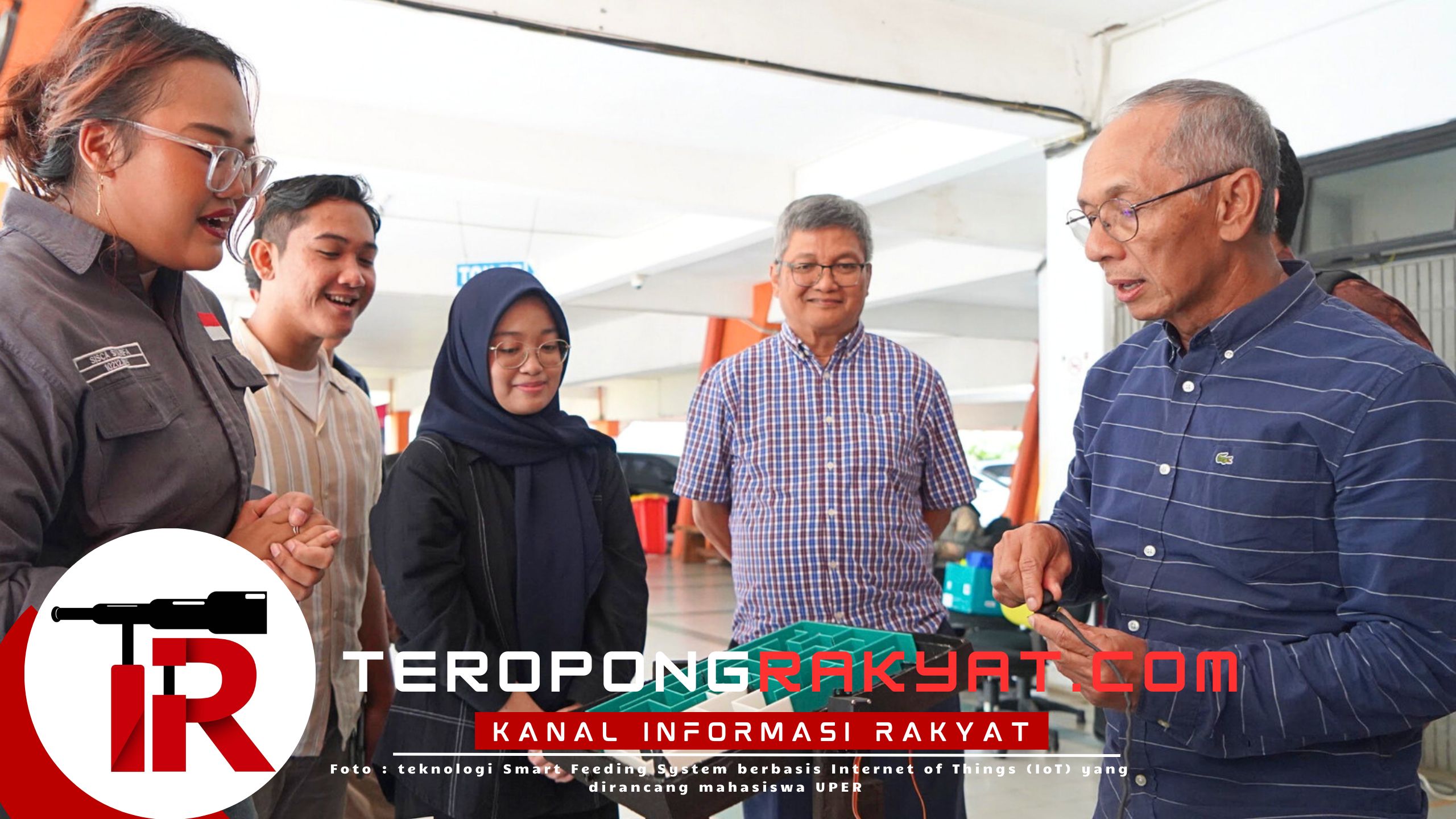 Tingkatkan Kualitas Budidaya Ikan, Mahasiswa UPER Rancang Teknologi Pakan Cerdas