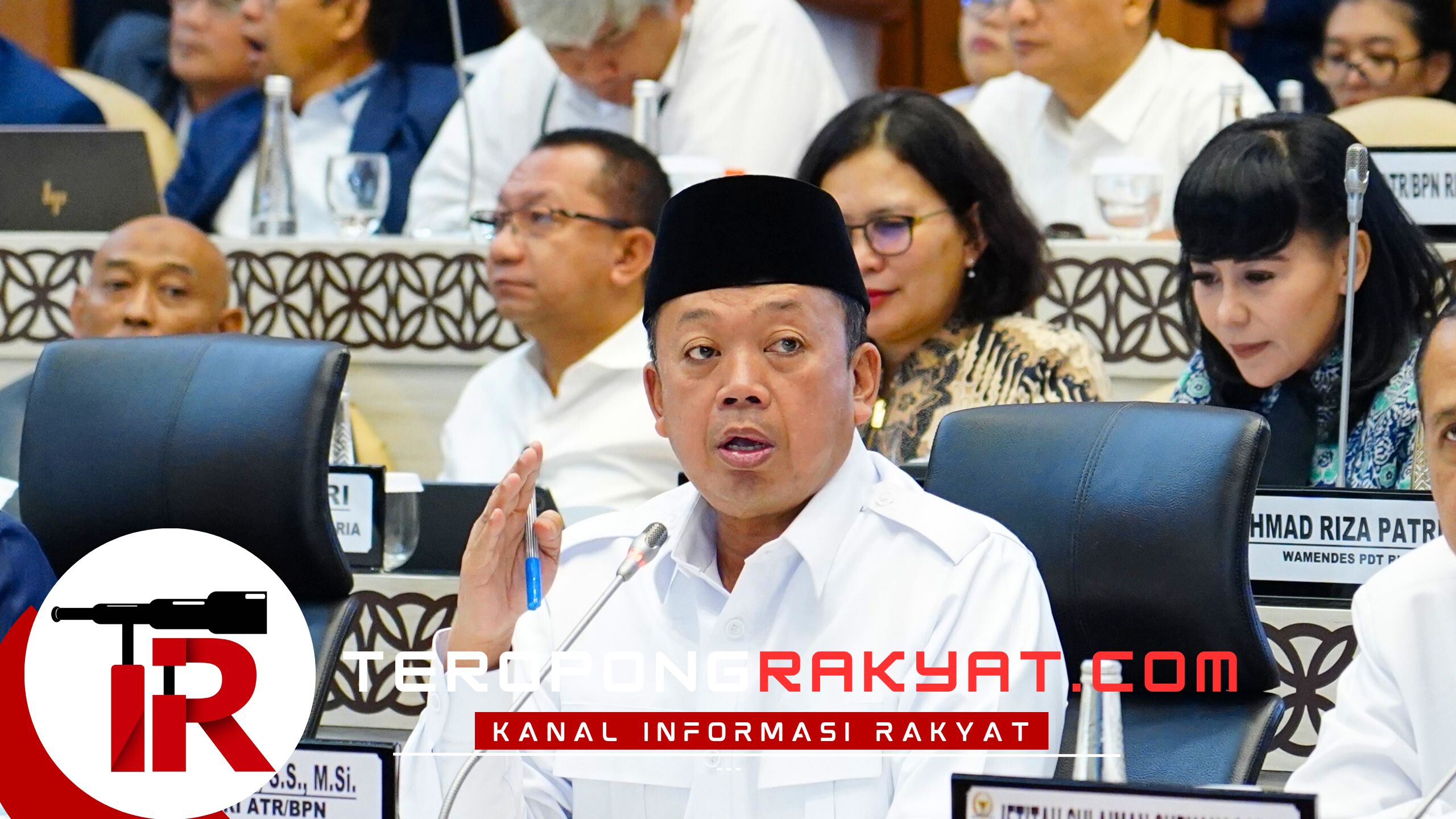 Raker Bersama Pansus DPR RI, Menteri Nusron Targetkan Kebijakan Satu Peta Rampung Lebih Cepat