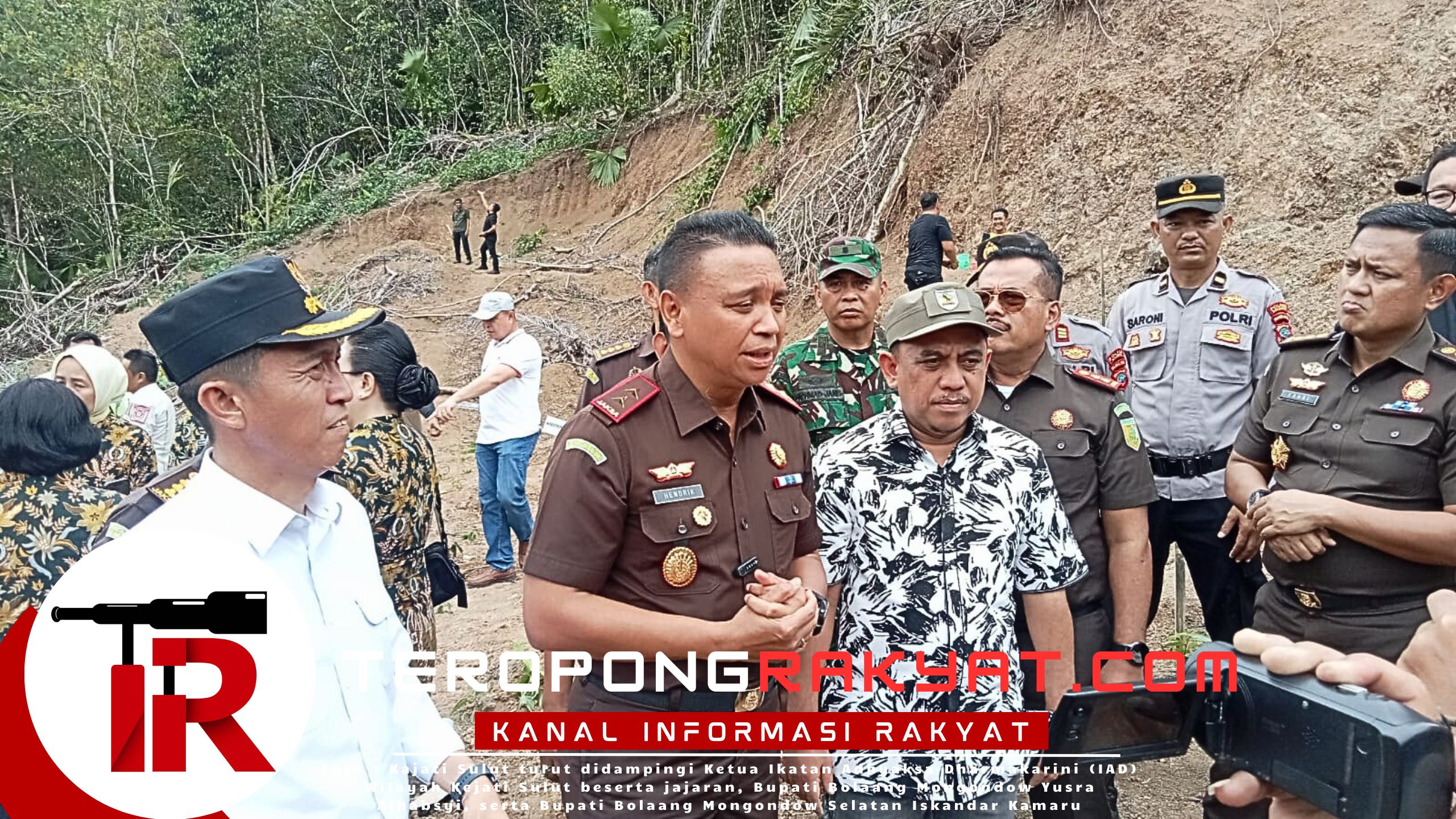 Tambang Ilegal Oboy Tinggalkan Luka Parah, Kejati Sulut Turun Langsung Tanam Pohon Sebagai Peringatan Keras