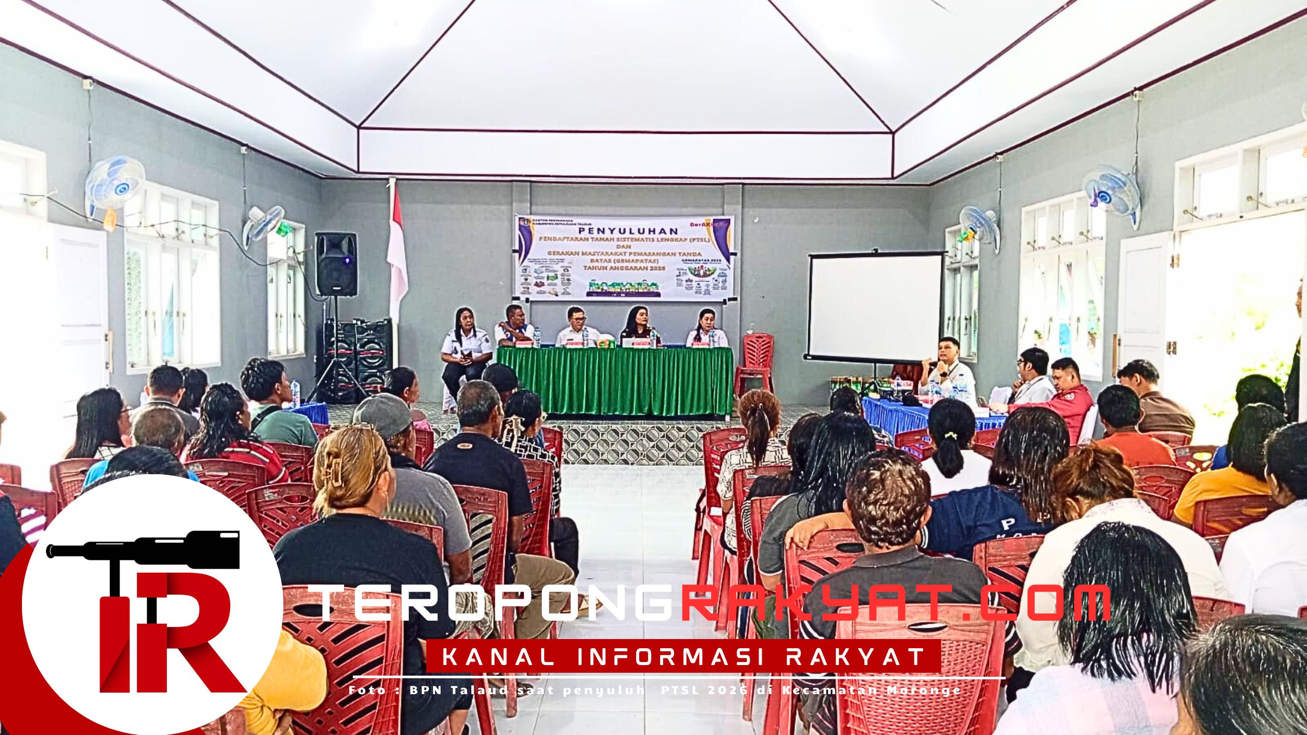 Dorong Kepastian Hak Atas Tanah, BPN Talaud Sosialisasikan PTSL 2026 dan Pasang Patok Batas di Moronge