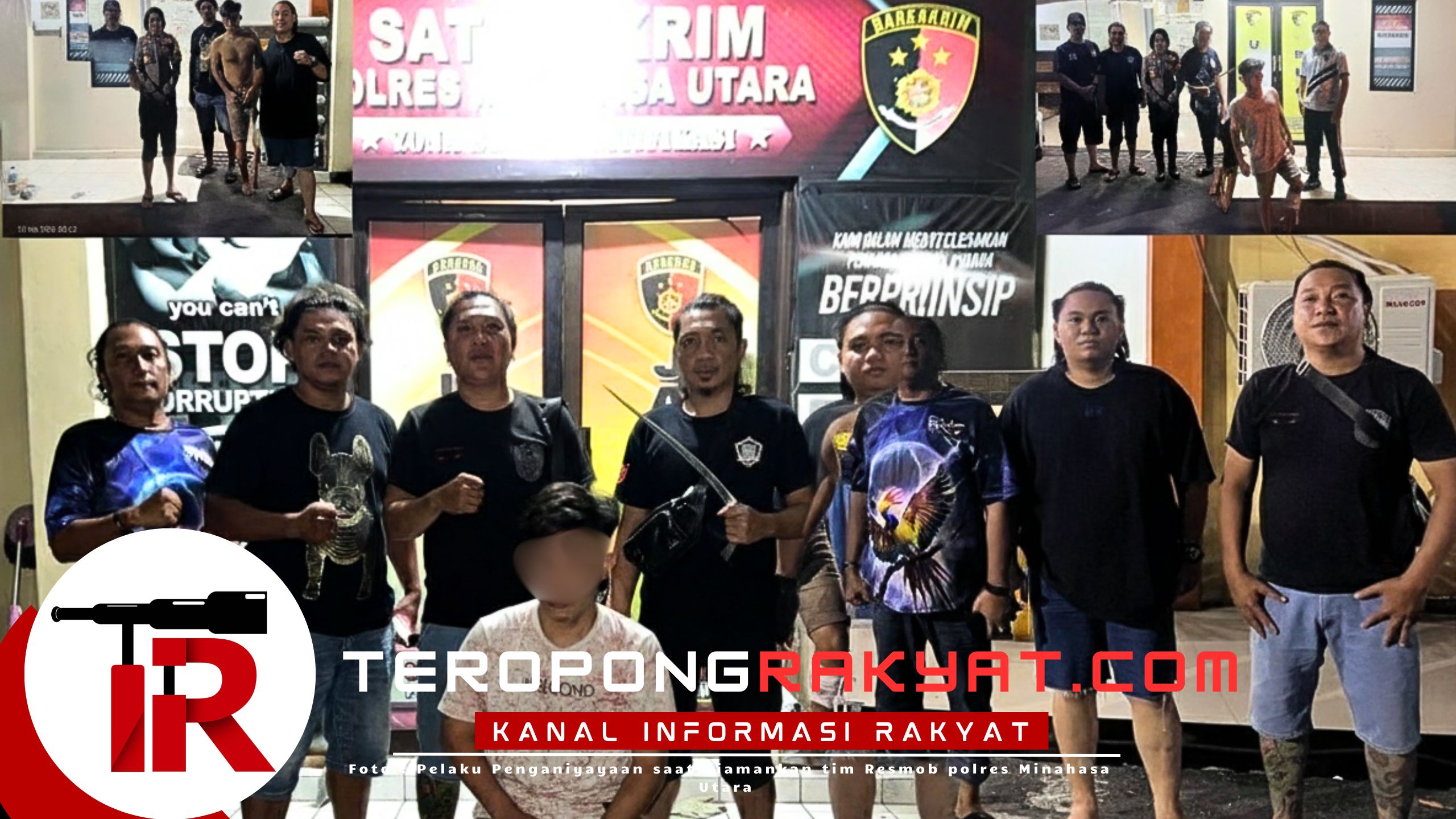 ​Gerak Cepat, Tim Resmob Polres Minut Ringkus Remaja Pelaku Penganiayaan Sajam di Maumbi