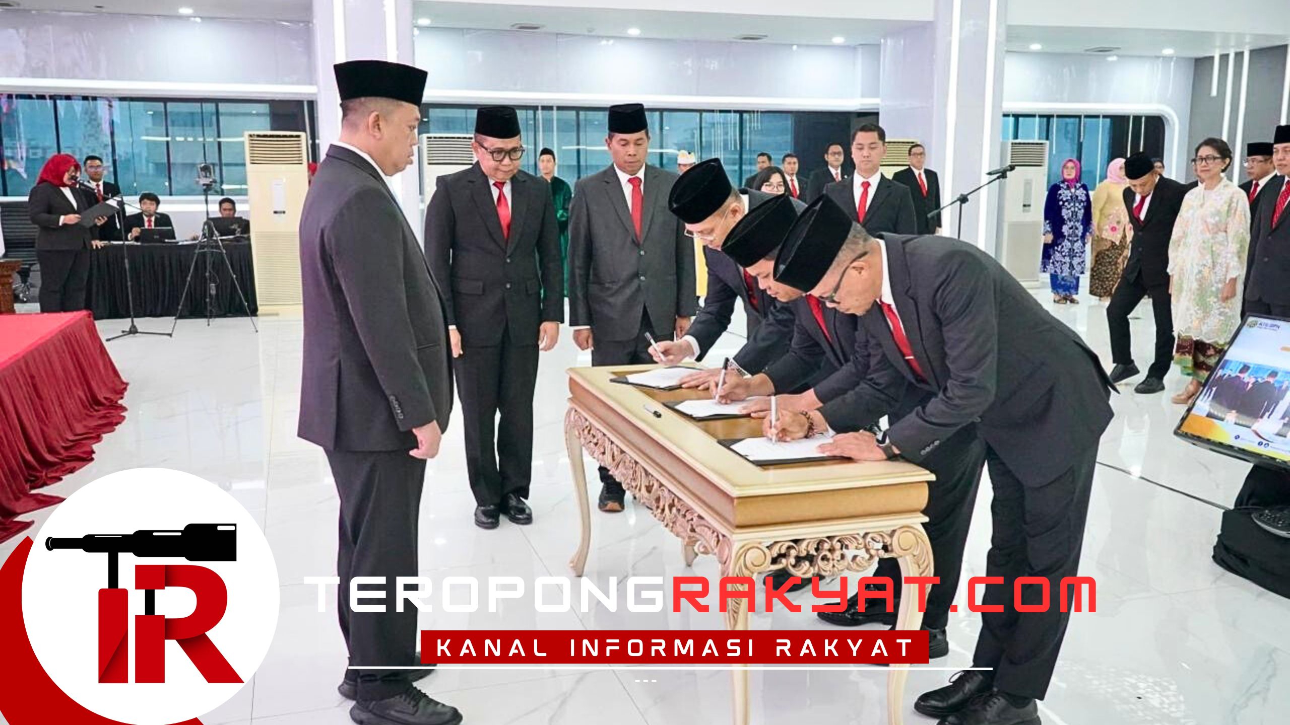 Lantik Pejabat Struktural Kementerian ATR/BPN, Menteri Nusron: Permudah Urusan Masyarakat dalam Pelayanan Pertanahan