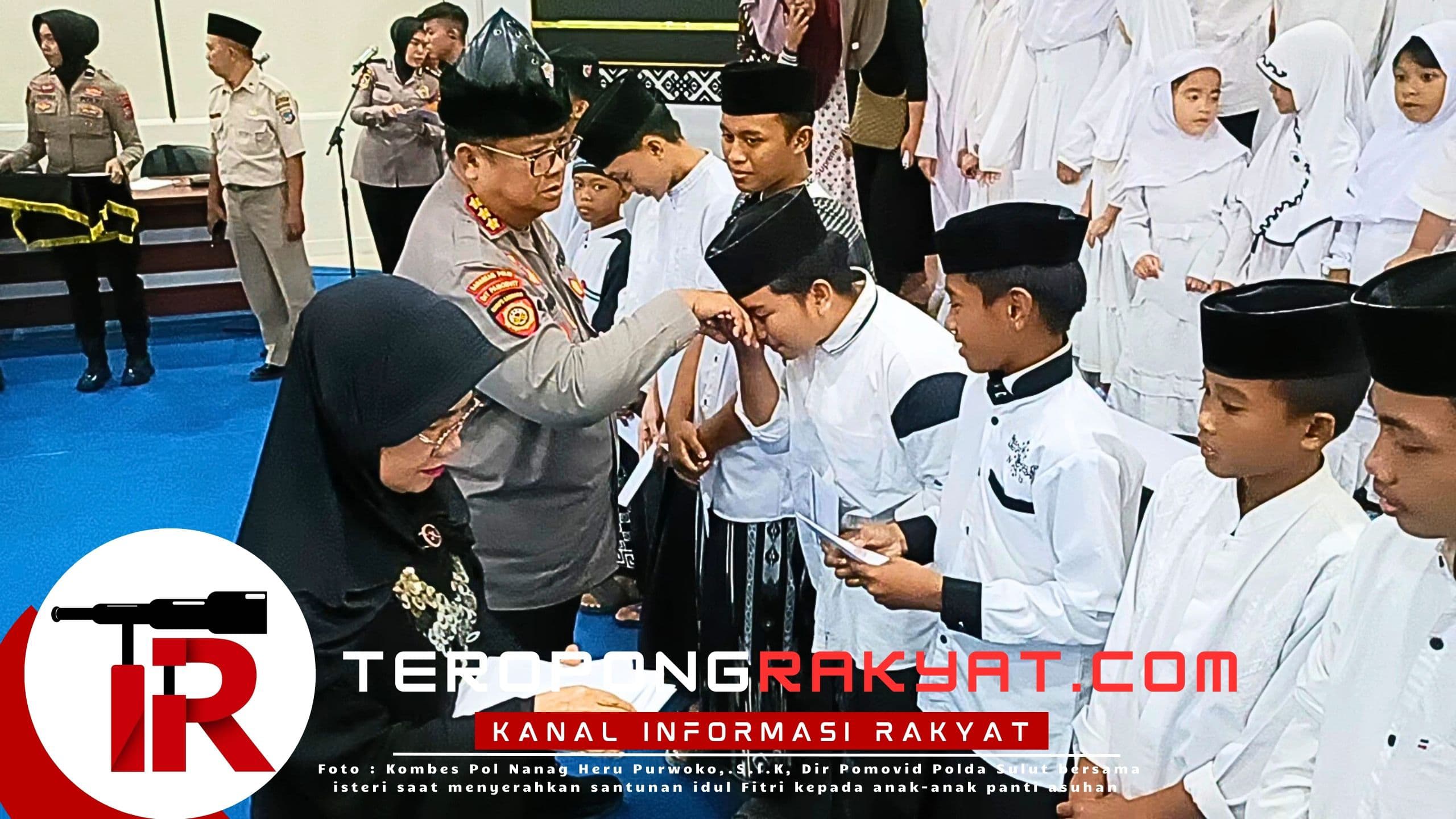 Kombes Pol Nanang Heru Purwoko Salurkan Santunan Lebaran untuk Anak Yatim di Momen Buka Puasa Bersama