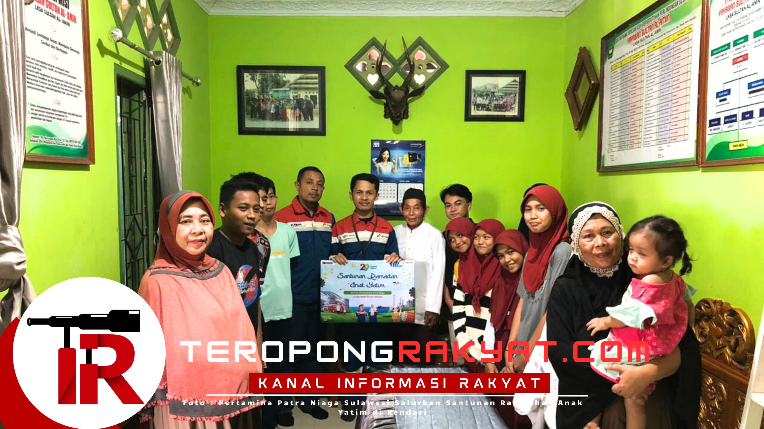 Pertamina Patra Niaga Sulawesi Salurkan Santunan Ramadhan Anak Yatim di Kendari