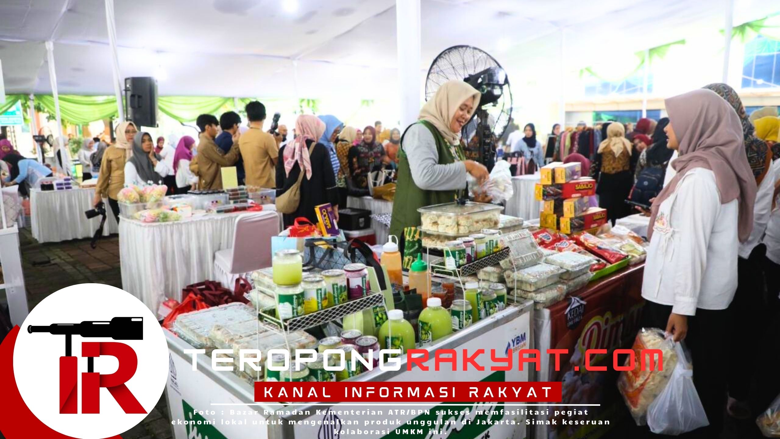 Bazar Ramadan Kementerian ATR/BPN Dongkrak Ekonomi UMKM