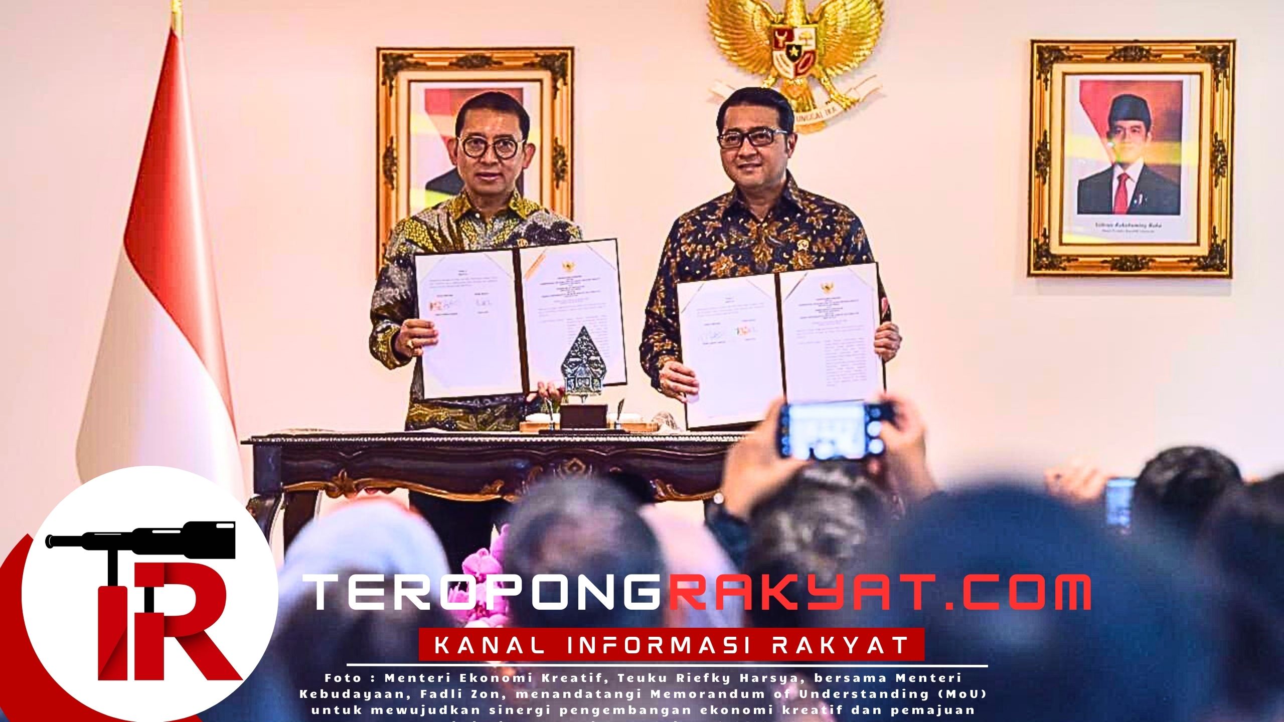 Sinergi Pengembangan Ekonomi Kreatif: Menteri Ekraf dan Menteri Kebudayaan Teken MoU Strategis