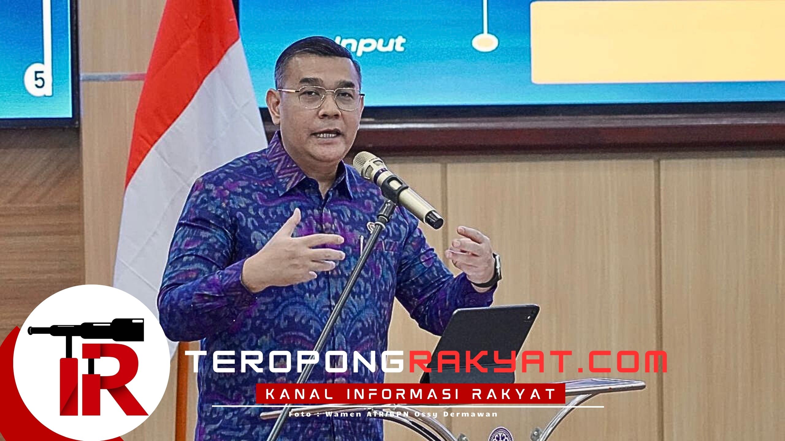 Wamen Ossy: Digitalisasi Layanan Pertanahan Bukan Sekadar Ganti Kertas ke Dokumen Digital