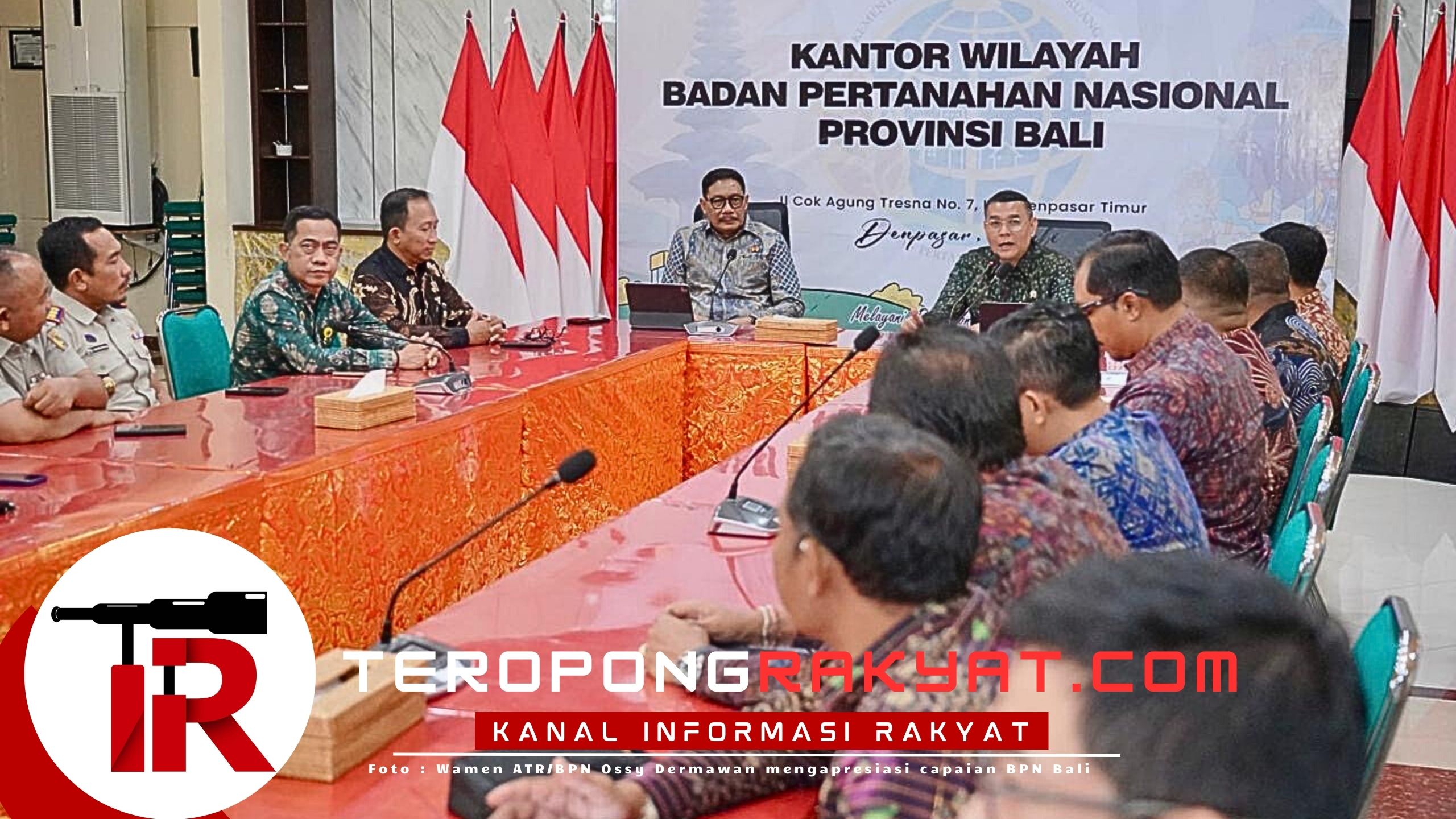 Wamen Ossy Tekankan Kualitas Pelayanan dan Data Pertanahan di Bali