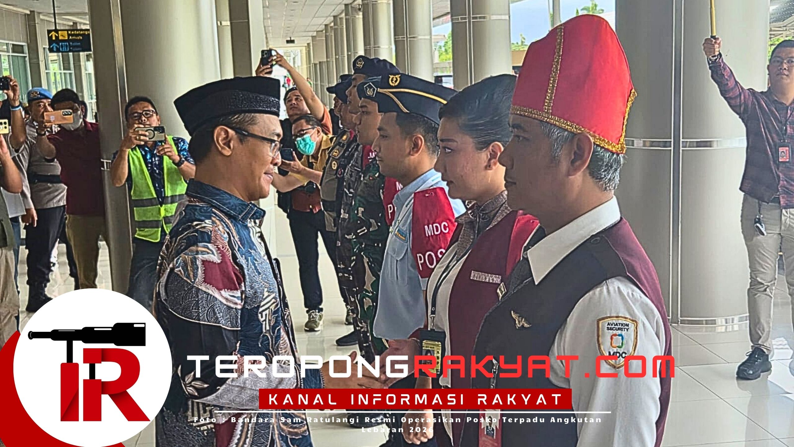 Bandara Sam Ratulangi Resmi Operasikan Posko Terpadu Angkutan Lebaran 2026